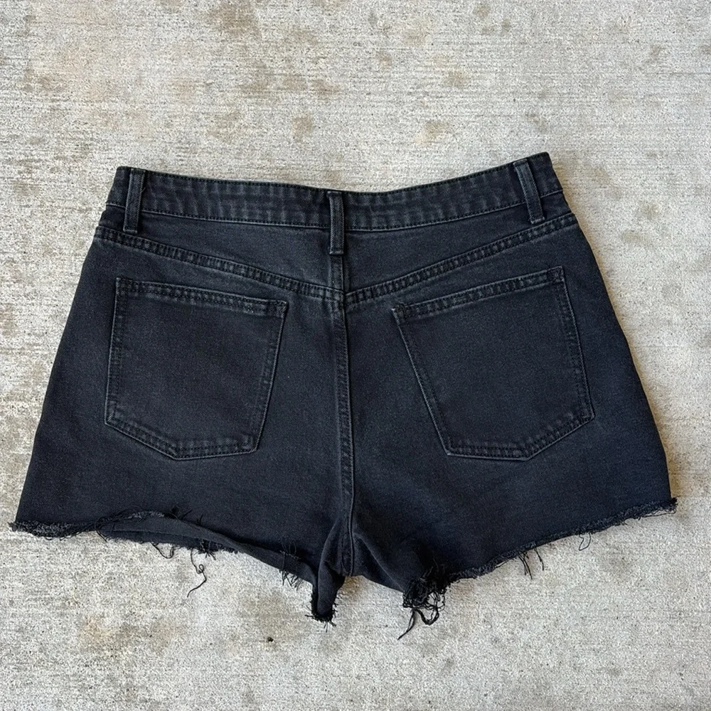 No Boundaries Black Wash Jean Shorts